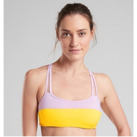 NWT - Athleta - Chrima Cross Strap Bikini Top - XS - Picture 1 of 10